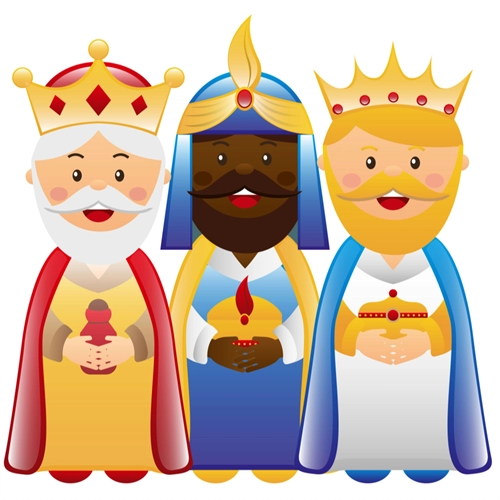 Christmas Decoration Three Kings of Orient Sticker